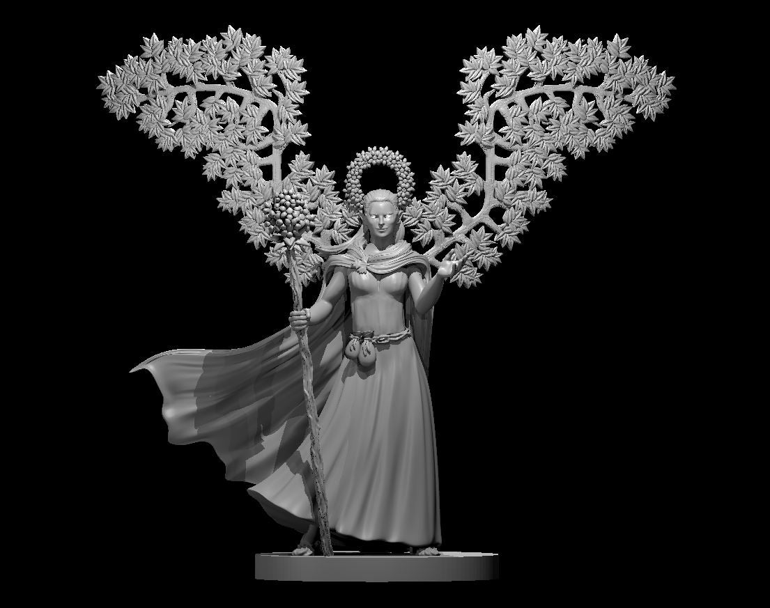 Aasimar Female Druid