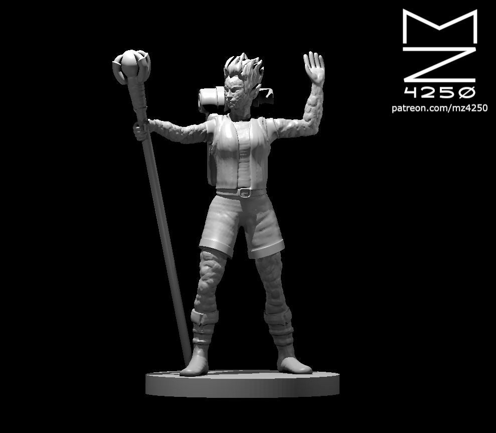Earth Genasi Female Sorceress 2