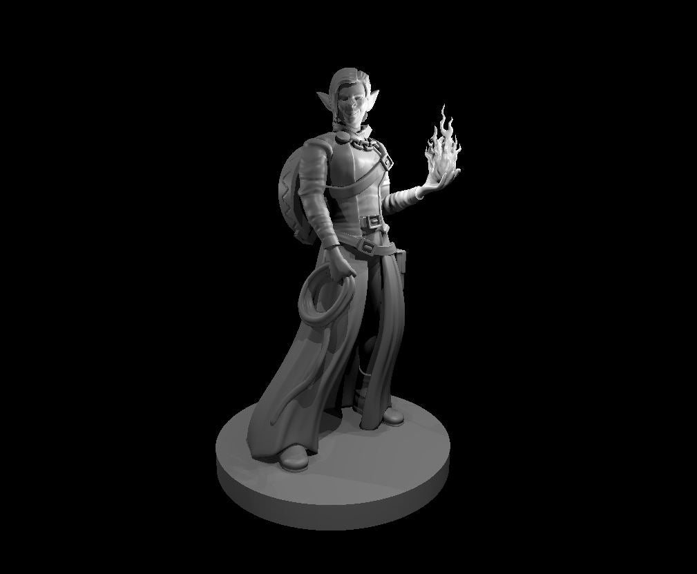 Hobgoblin Female Sorceress with Bear Trap and Whip