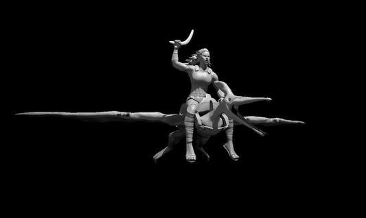 Amazon Riding a Ptreranodon