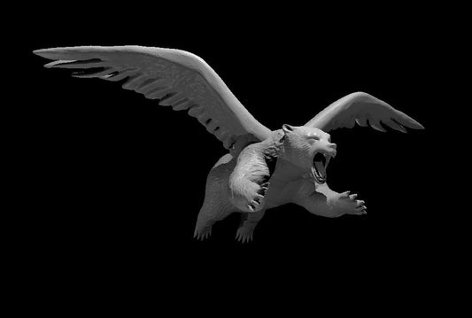 Flying Brown Bear