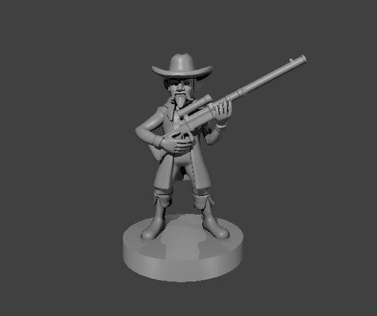 Gnome Gunslinger With Long Rifle