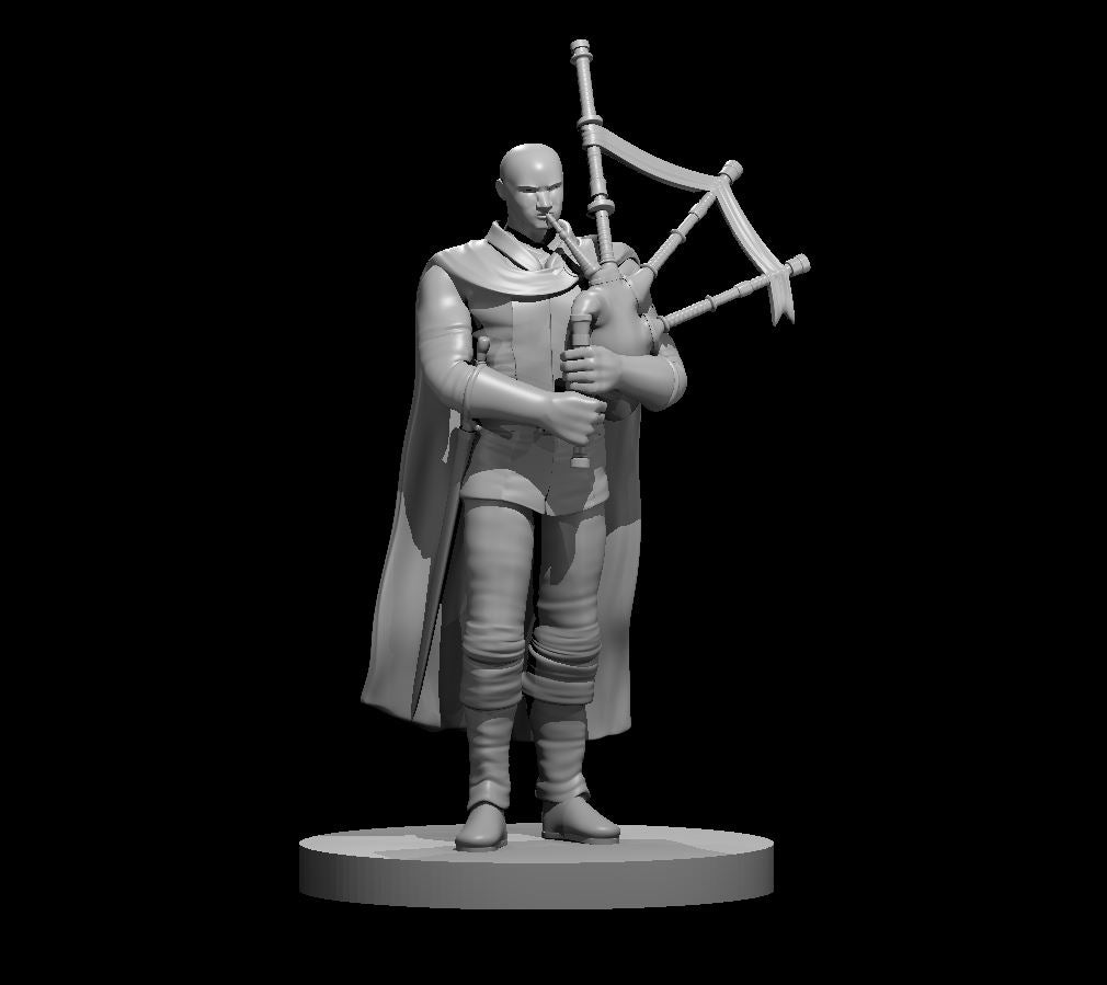 Goliath Male Barbarian With Bagpipes