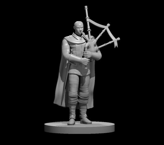 Goliath Male Barbarian With Bagpipes