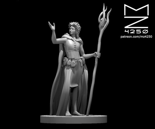 Half Dryad Female Wizard
